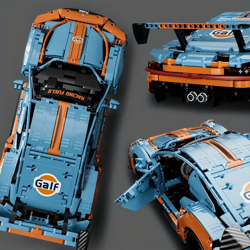 1778pcs GTS Sports Car Building Blocks Set, 1: 10 Scale Car Model, DIY Racing Decor, Adult Collectible Toy, Ideal Christmas & Birthday Gift, Birthday Gift|Sports Car Model|Detailed Construction, Toys