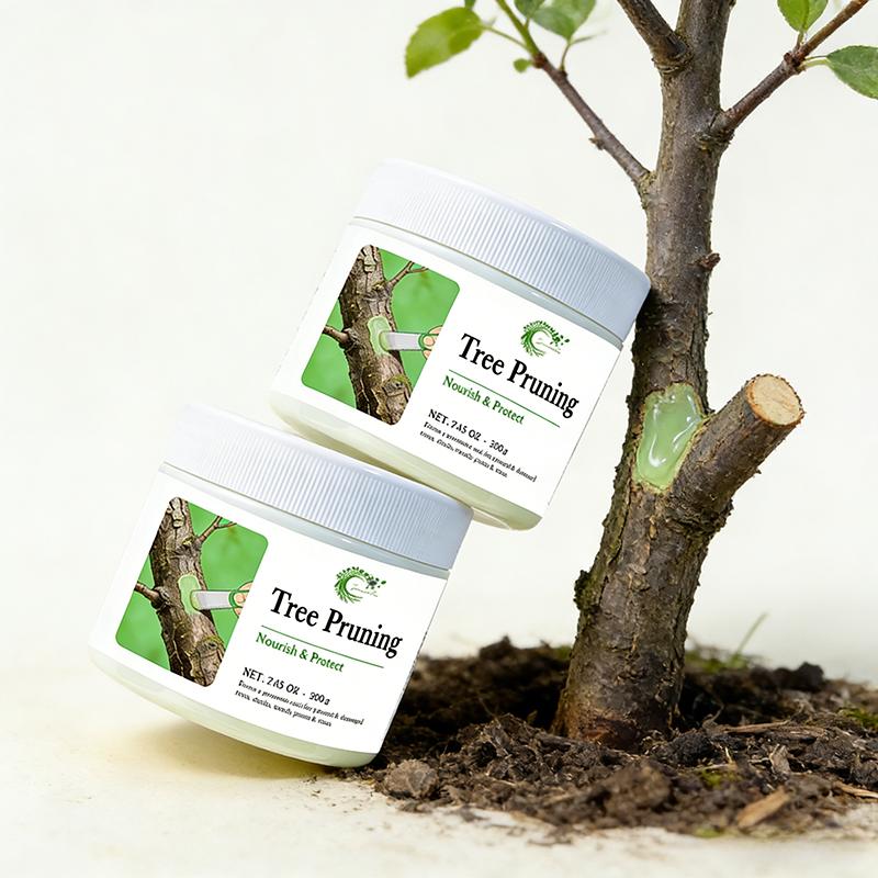 Image of 2-pack Garden Tree Protection Paste, Grafting Cut Protectant, Universal Care Paste For Bonsai And Fruit Trees, Includes Free Brush