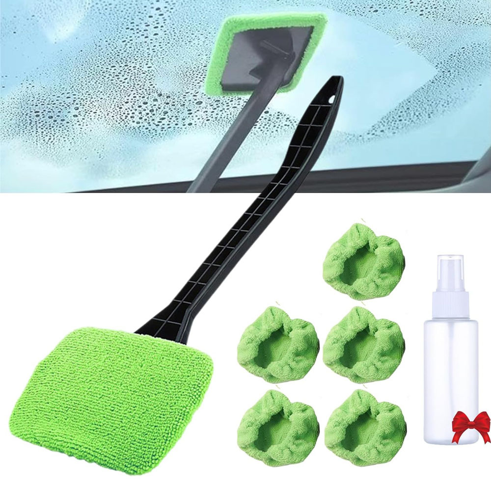 TEMU Windshield Cleaner, Microfiber Car Windshield Cleaner Tool, Microfiber Window Cleaner, Car Windshield Cleaner, Car Window Cleaner Tool