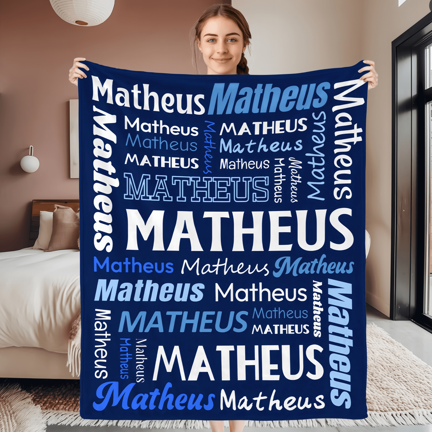 

[christmas Giftscustom Blanket As Christmas Personalized Blankets Christmas Bedding- , Fleece-lined, Bed Christmas Decor Bedding - For , Husband, Girlfriend, , , And