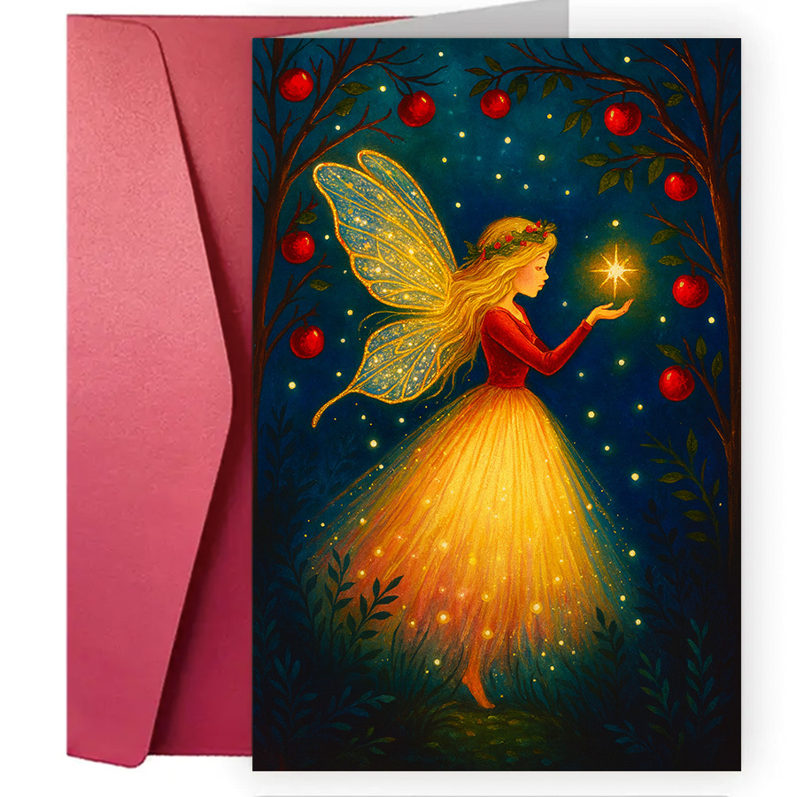 TEMU 1pc Magical Greeting Card, Suitable For Special Occasions - Perfect For Sending , Messages To Family, , Or Colleagues. Ideal For Celebrations,