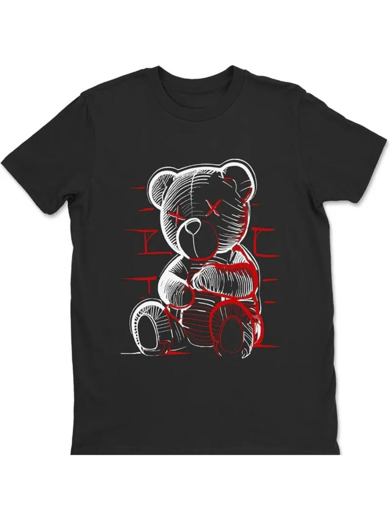 teddy bear shirt men sold on Temu United States