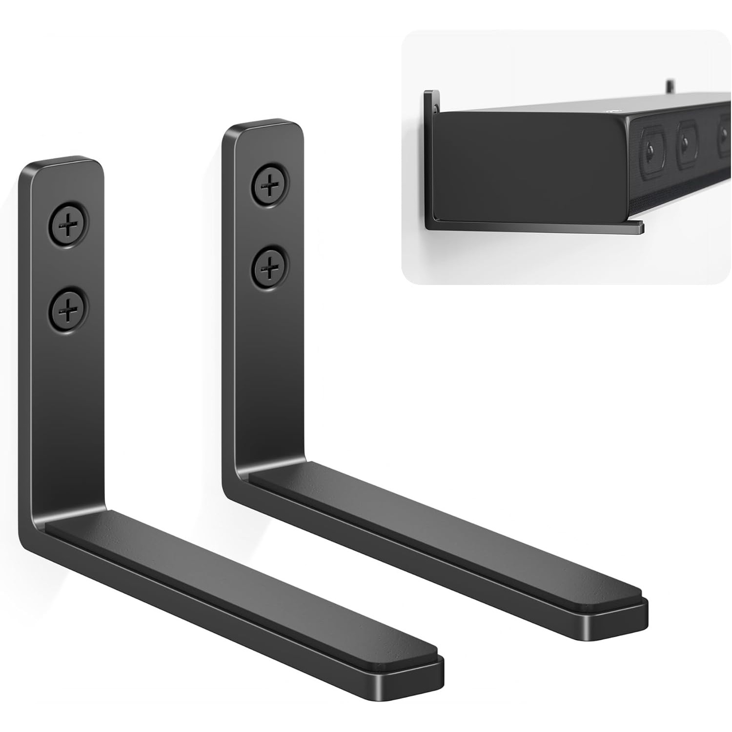 TEMU Support mural réglable en profondeur pour barre de son, de place, expérience audio pour audiophiles