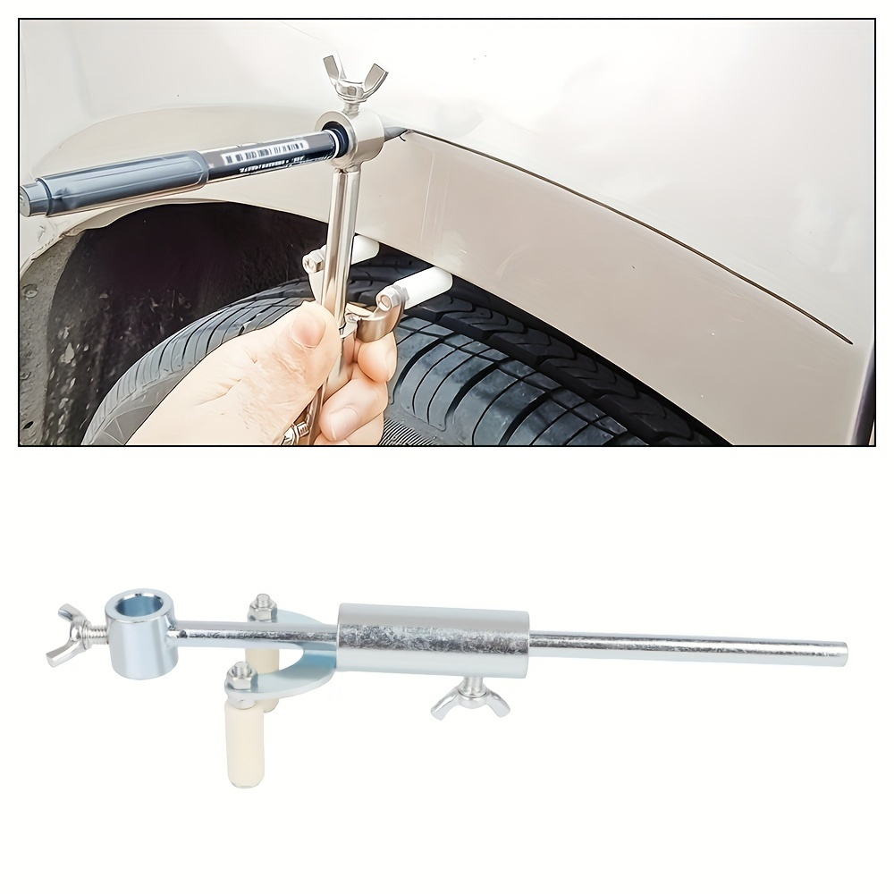 Image of Adjustable 0-20cm Wheel Eyebrow Parallel Scriber - Metal Paint Marking Tool For Automotive Sheet Metal Repair