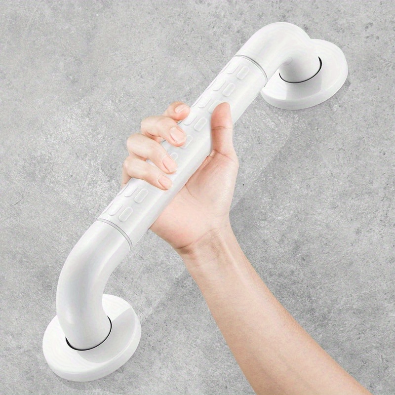 1pc Grab Bar Shower 35cm With Non-slip Nylon Cover Bathtub Shower Handle Toilet, Shower Handle, Stainless Steel, Bath Handle, Bathtub Shower Handle, Toilet Wall Handle