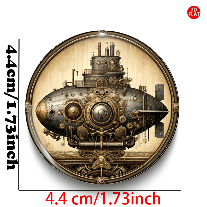 Classic Submarine Brooch Pin, Perfect for Outfits and Accessories