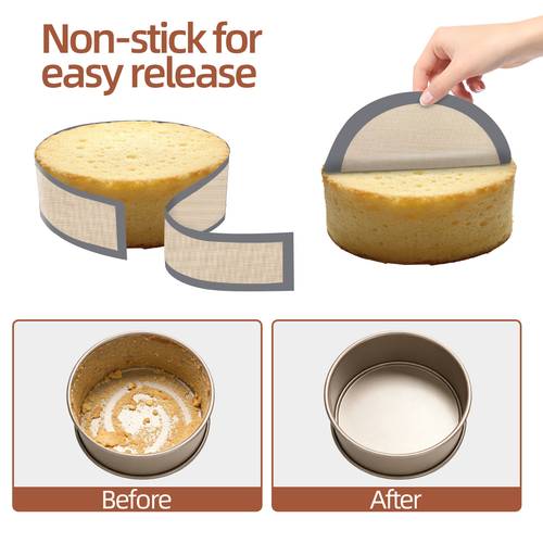 2pcs silicone baking mat reusable non to clean silicone mat for cakes ideal for home kitchen restaurant weddings valentines day easter mothers day ramadan and back to