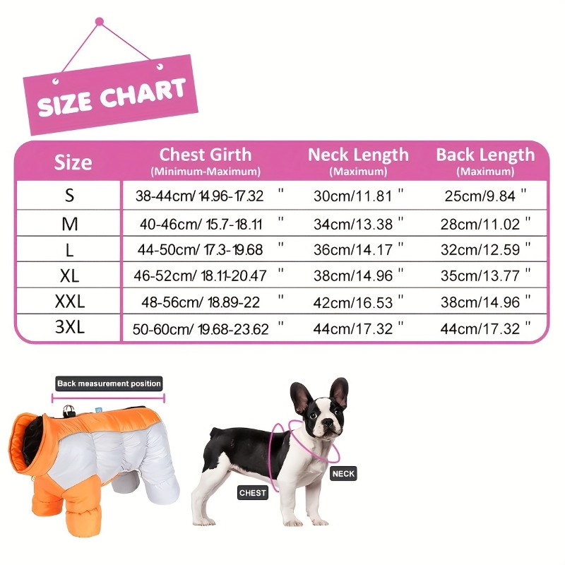 waterproof windproof dog winter jacket with reflective safety trim full zip high neck insulated coat machine washable warm pet clothing with storage pocket adjustable leg warmers for small medium dogs cozy outdoor winter wear cold weather protection high collar design reinforced stitching durable fabric mediumsized pets dog coats winter winter dog clothes dog coats for small dogs