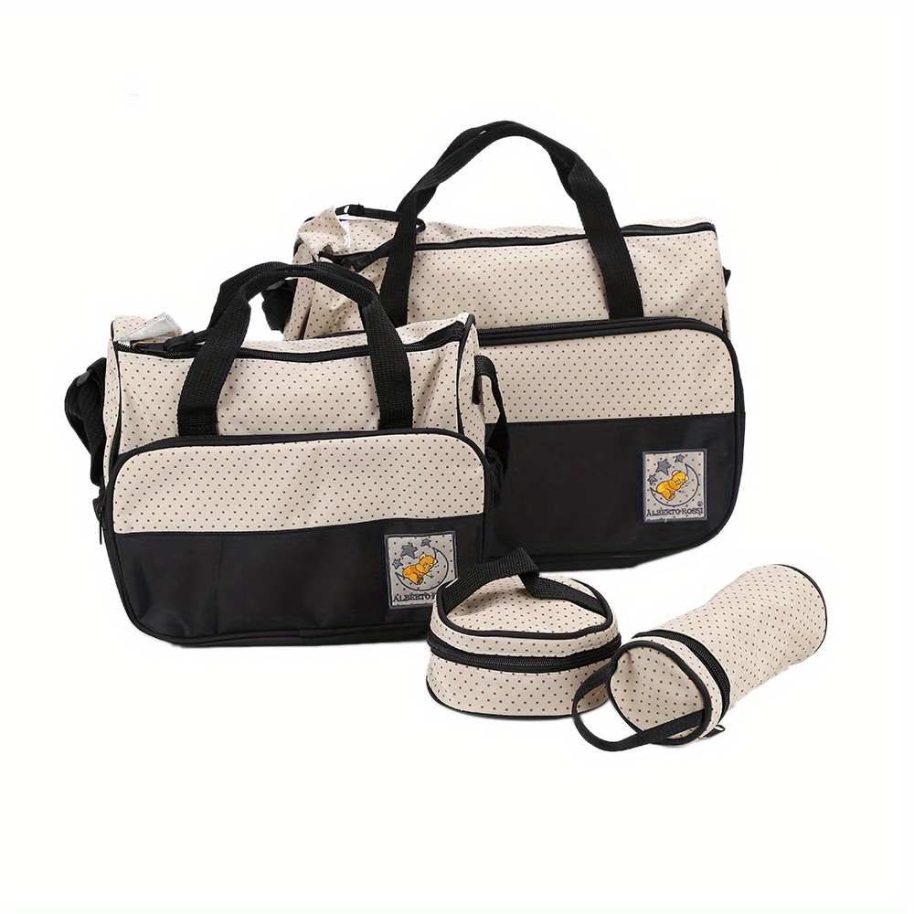 Multi-functional 5pcs Organizer Bag, Bag, Large Capacity, Easy To Carry, Black