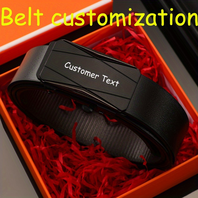 FLAGIA Customizable Business Belt with Alloy Buckle