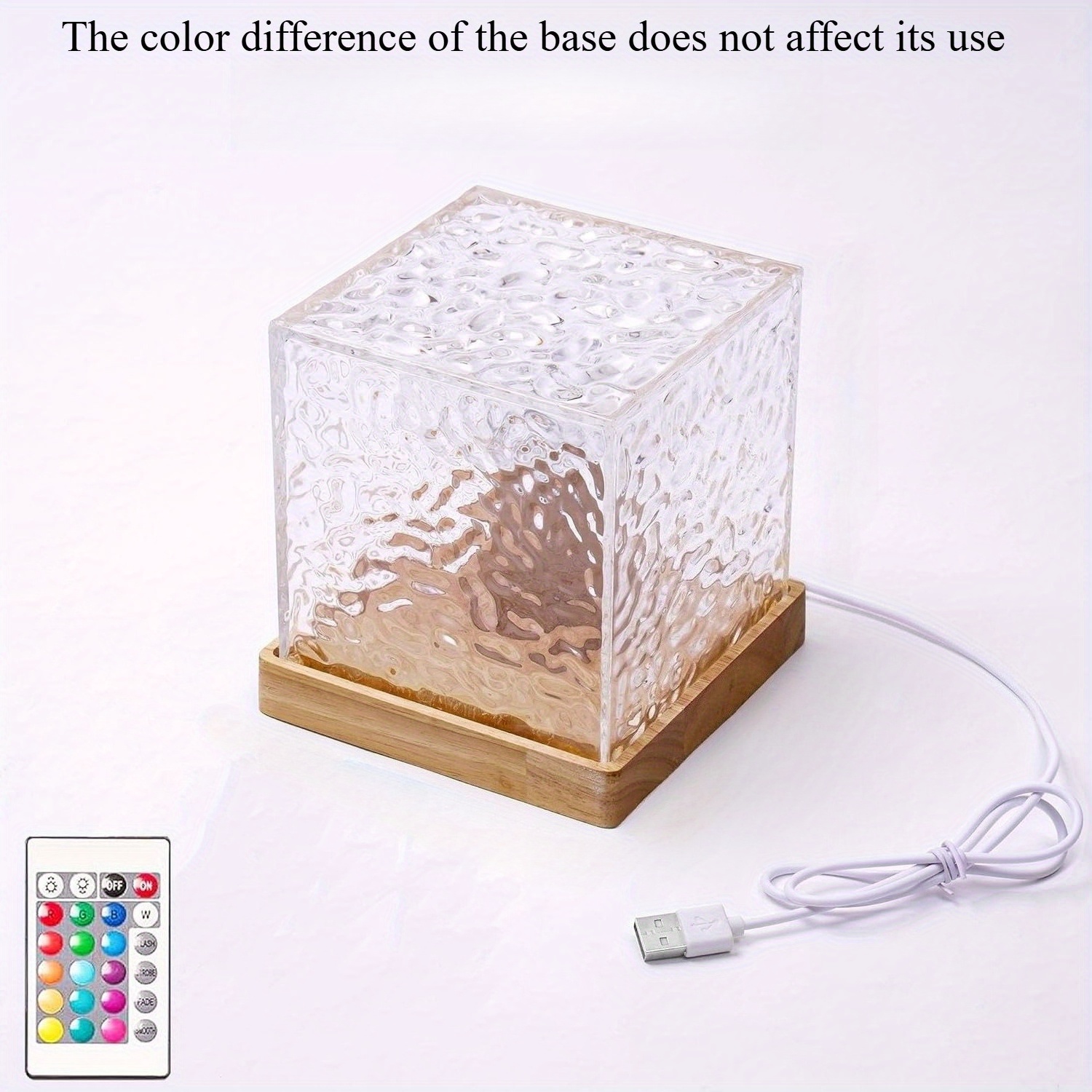 1pc, Projection Light, Water , 16-color Light Control With Remote Control, Effect, Flame Effect, Starry Sky Projection, Underwater Projection For Offices, Bars, And Restaurants