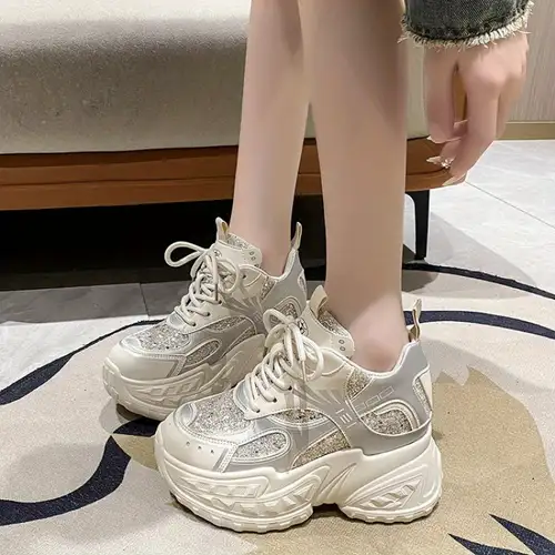 Styleloop Scarpe Casual Da Donna Con Punta Chiusa, Zeppa E - Foto 13