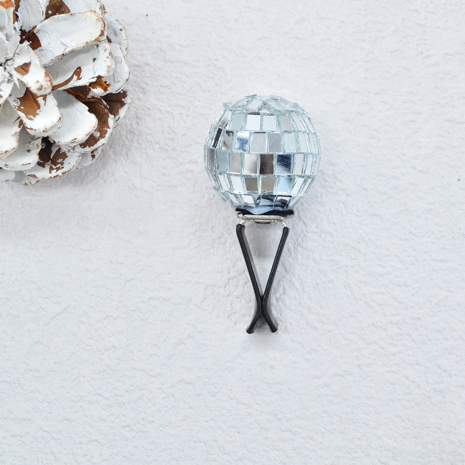 1pc Of Vintage Disco Ball Car Air Vent Clip, Car Air Vent Decoration