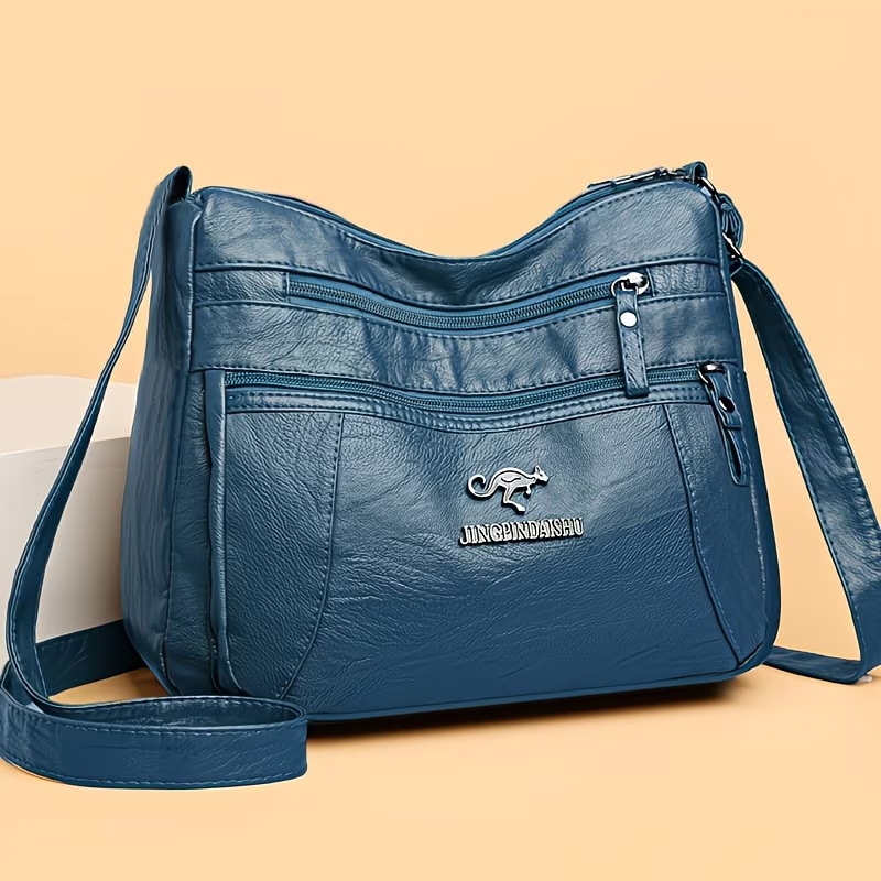 TEMU [] 여성용 크로스바디 백 - 봄, 여름용 다용도 다기능 싱글 숄더백, 야외 통근, , 여행 및 선물용으로 적합 [지퍼 방향 랜덤]