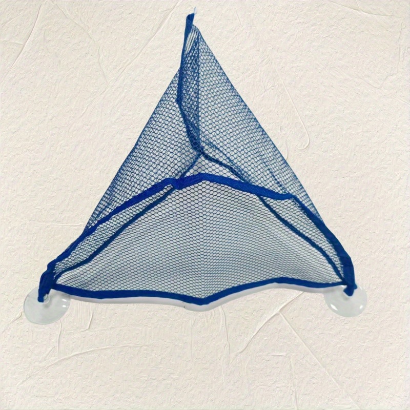 bathroom suction cup storage net bag shower toy hanging pouch wall mounted   organizer for   scenes living room bedroom kitchen bathroom organization   holder spacesaving design compact organizer lightweight Product details 2