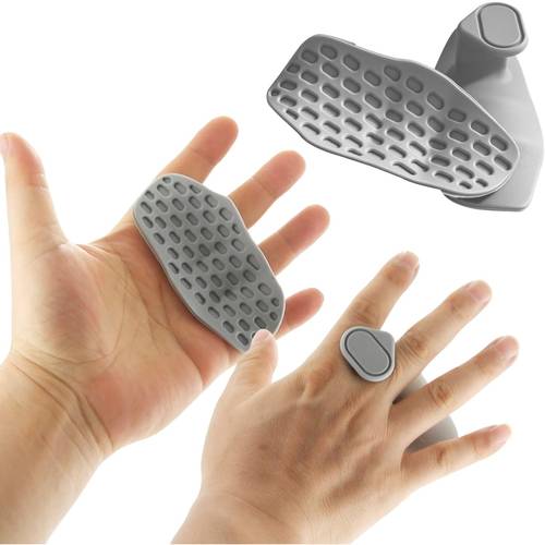 1 ergonomic anti slip rubber hand gloves silicone hook and loop closure ideal for weight lifting pull ups gym training universal fit