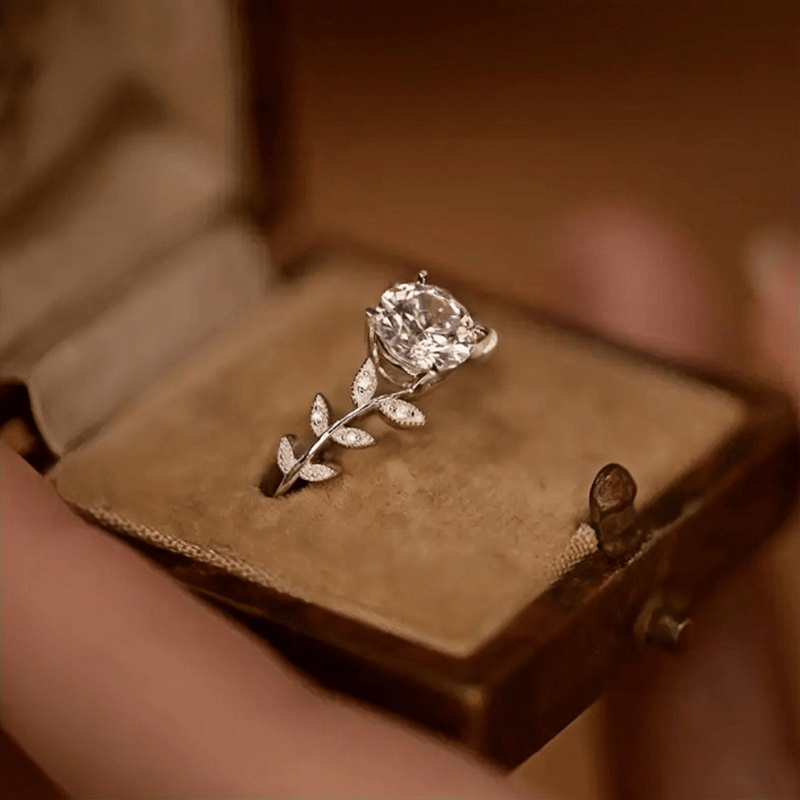 Women's Synthetic Zirconia Rings, Available in 5 Sizes