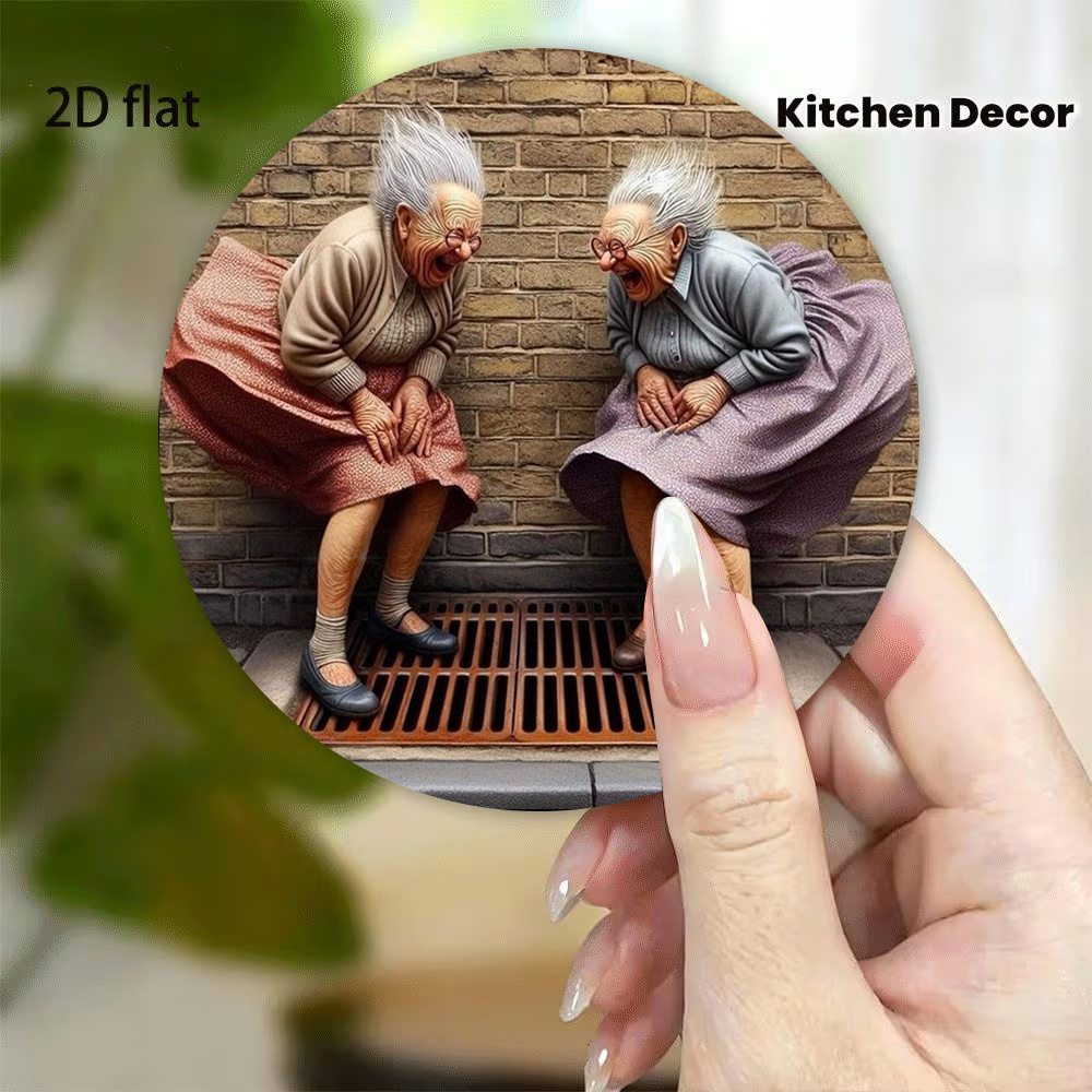 TEMU Funny Grandma Refrigerator Magnets Cute Cartoon Home Decorative Magnets Kitchen Message Board Magnetic Stickers Creative Gifts Festival Presents