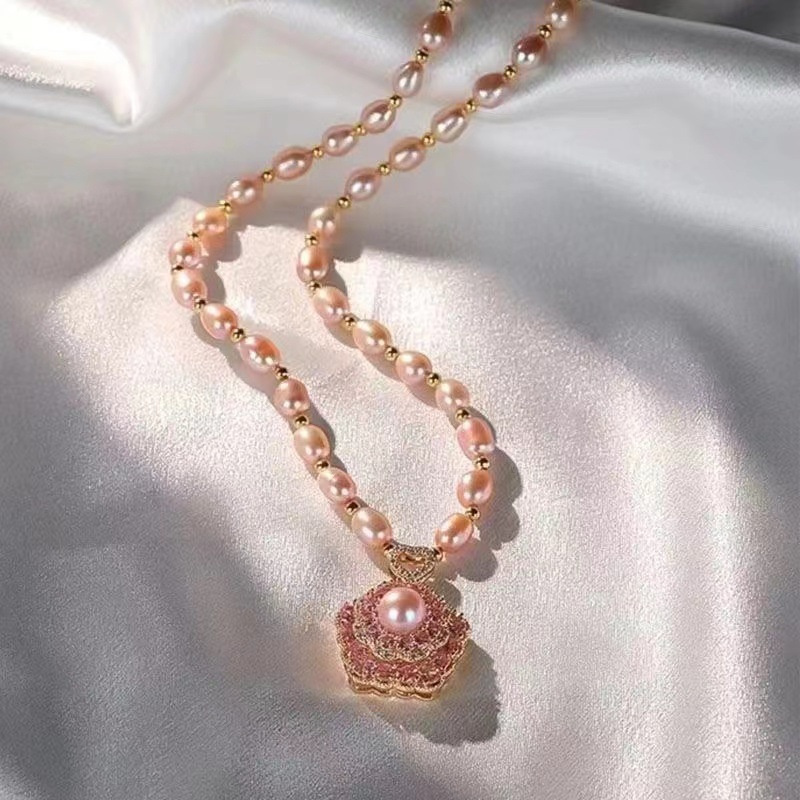 

1pc Design High-end Swivel Pendant Necklace