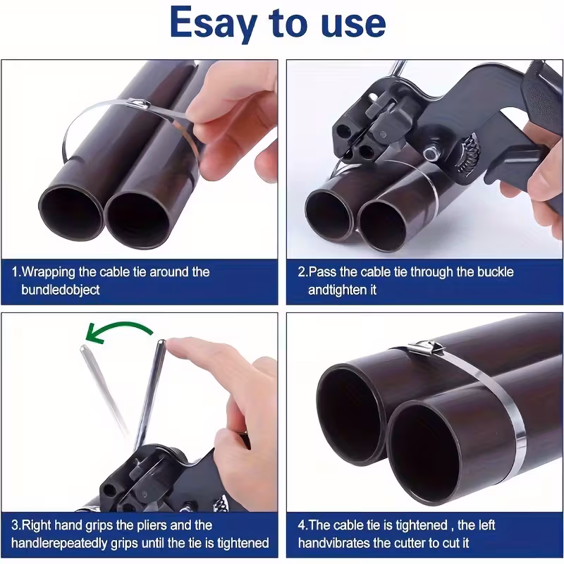 stainless steel tie cutting pliers are tools for fastening and cutting stainless steel ties with 100 stainless steel ties are high strength labor saving pliers suitable for home and industrial use Product details 2