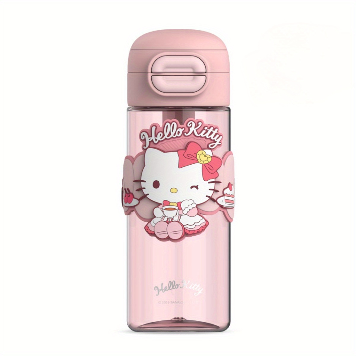 double drink straw bottle cute purple portable plastic cup with clear lid     women featuring   character design Product details 6