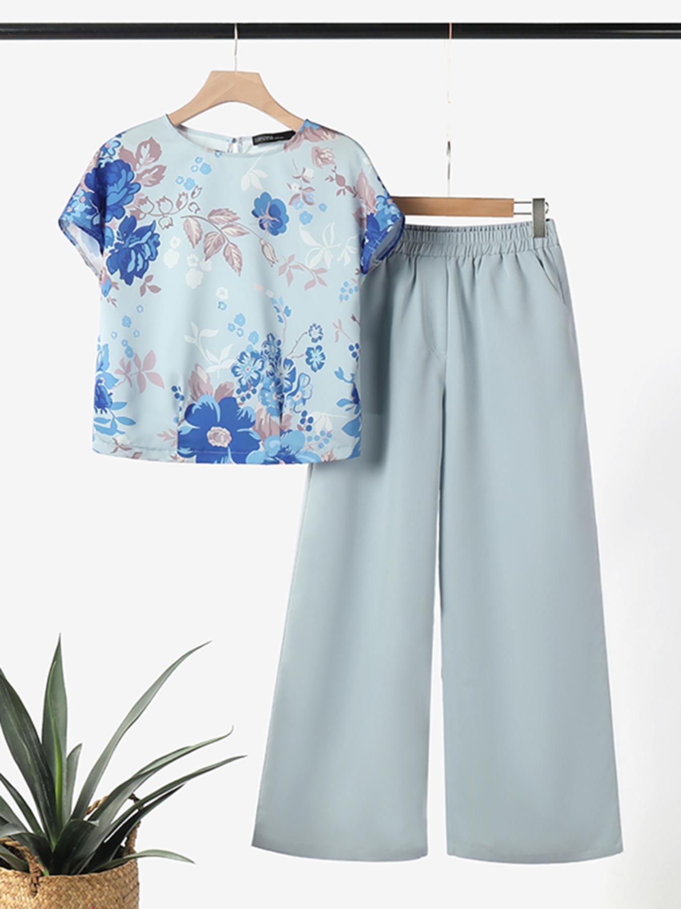 conjunto de 2 peças para mulheres composto por blusas soltas - Temu Portugal, image size:800x1067