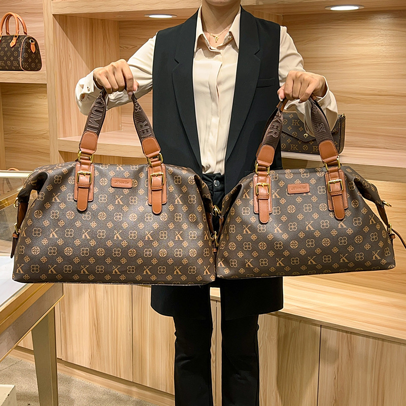 womens large capacity genuine leather tote bag suitable for travel handbag with   interior casual elegant carryall for commuting business meetings daily use genuine leather
