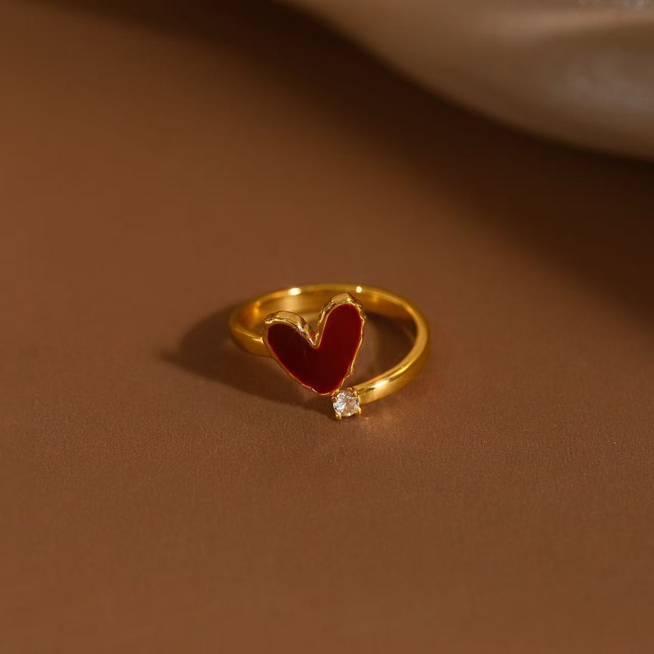 TEMU 2pcs Luxurious And Exquisite Ring For Women, With Beautiful Synthetic Zirconia And Oil-drop Finish, Simple, Elegant, And Versatile. Suitable For