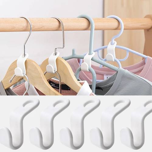 14 18 24 30pcs multifunctional wardrobe organizer space saving hanger hooks plastic closet hangers are ideal clothes hooks very suitable for bedroom storage turn your wardrobe into an organized shelter multiple colors