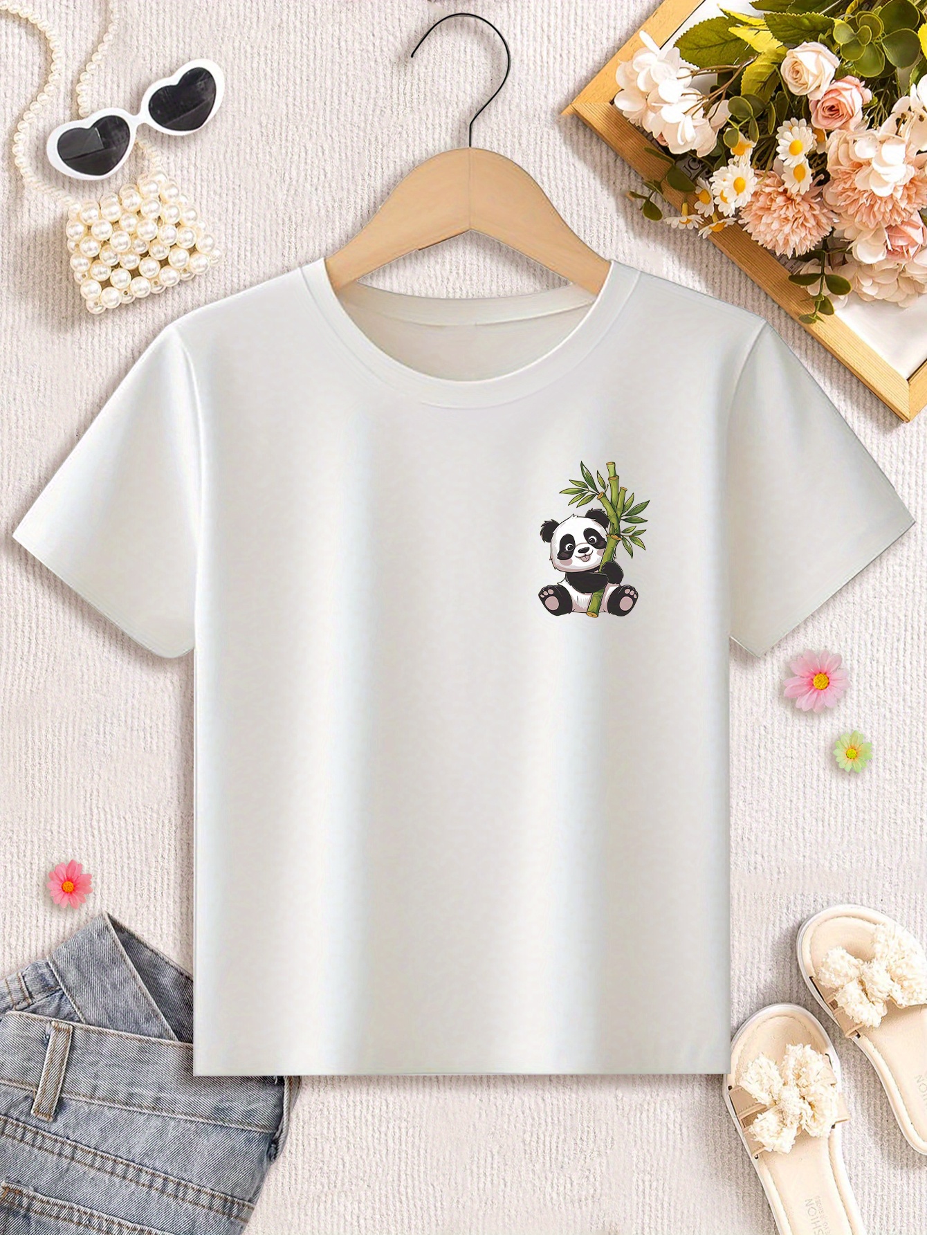 LOIJMK Zomer Peuter Meisjes Korte Mouw Cartoon Prints