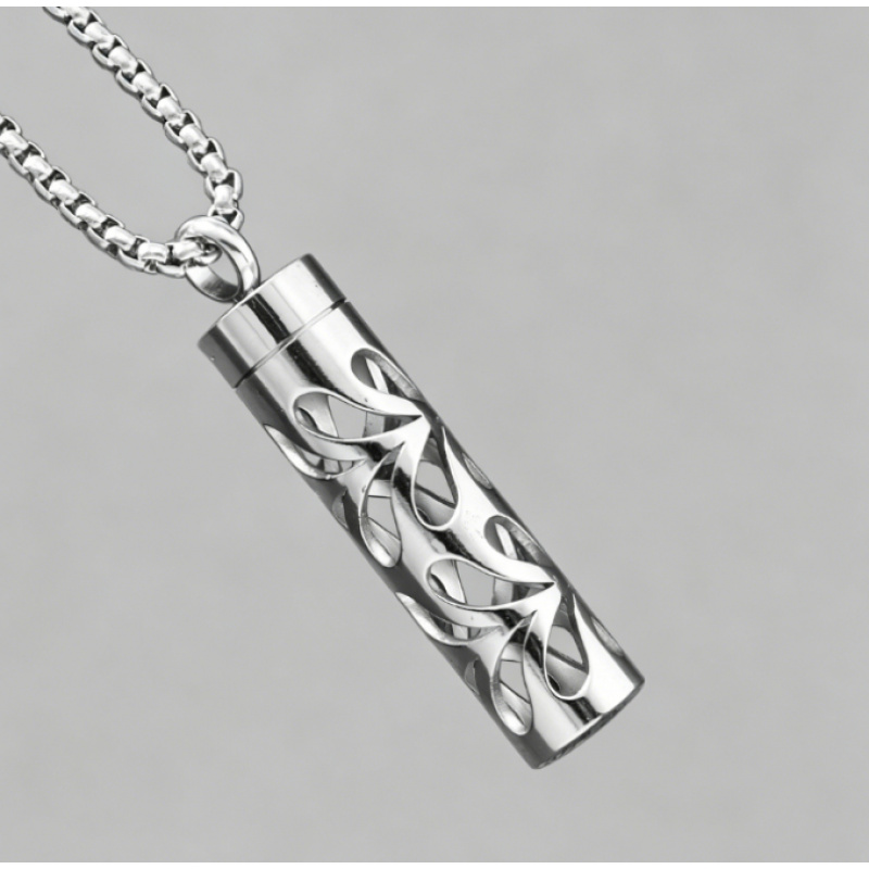 Women's Essential Oil Necklace Stainless Steel Aromatherapy Pendant