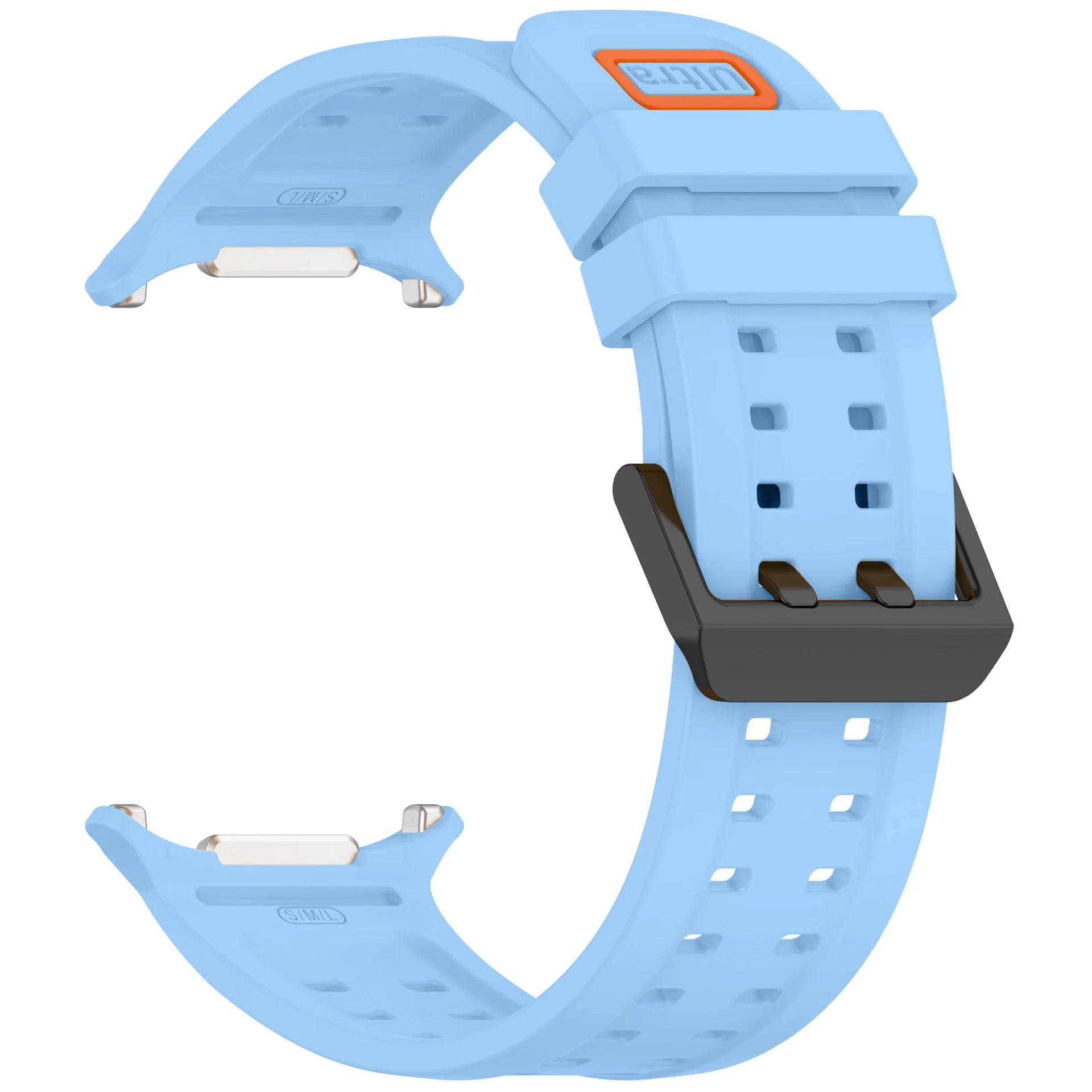 Image of Marine Original 1:1 Bands For Galaxy Watch Ultra 2 Strap 47mm Sport Silicone Replacement Bracelet For Galaxy Watch 2026