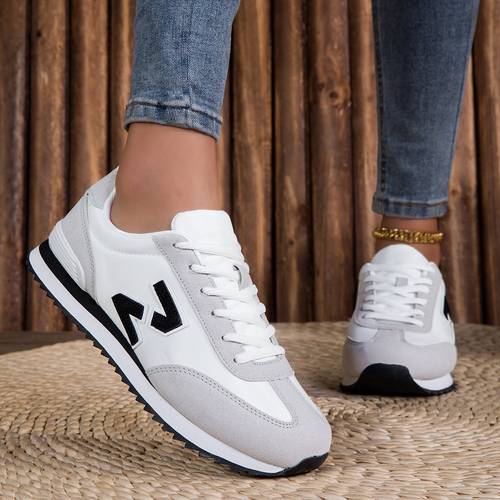 womens retro sneakers breathable lightweight running shoes with shock absorbing sole stability arch non slip cushioned training sneakers suitable for all day wear indoor outdoor gym walking lace up
