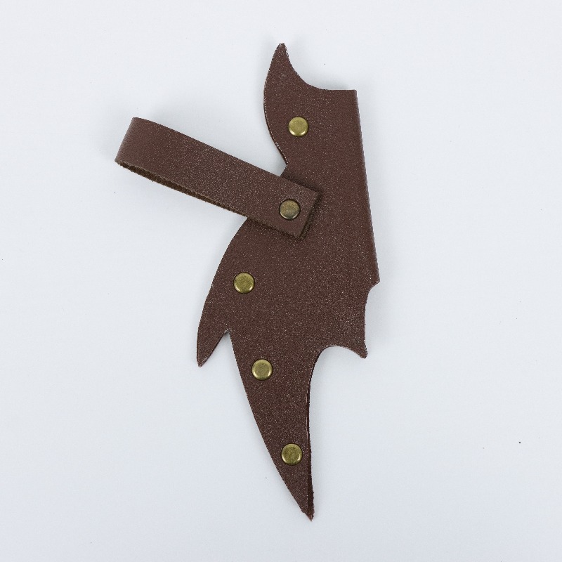 TEMU Étui en PU pour baguette de sorcière d'Halloween, pendentif accessoire de cosplay de , accessoire de costume médiéval pour jeu de rôle LARP
