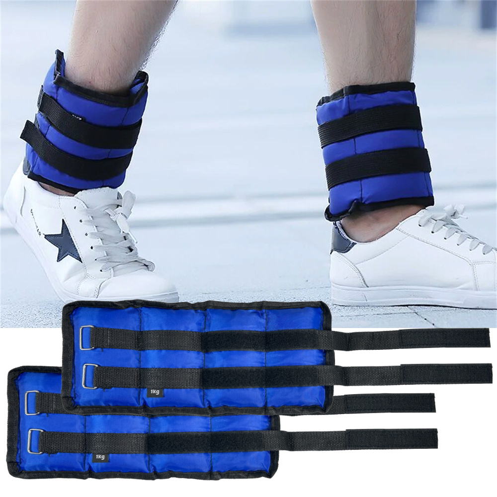 Poids de poignet et de cheville, sangles ajustables pour entraînements femmes et hommes, lot de 2