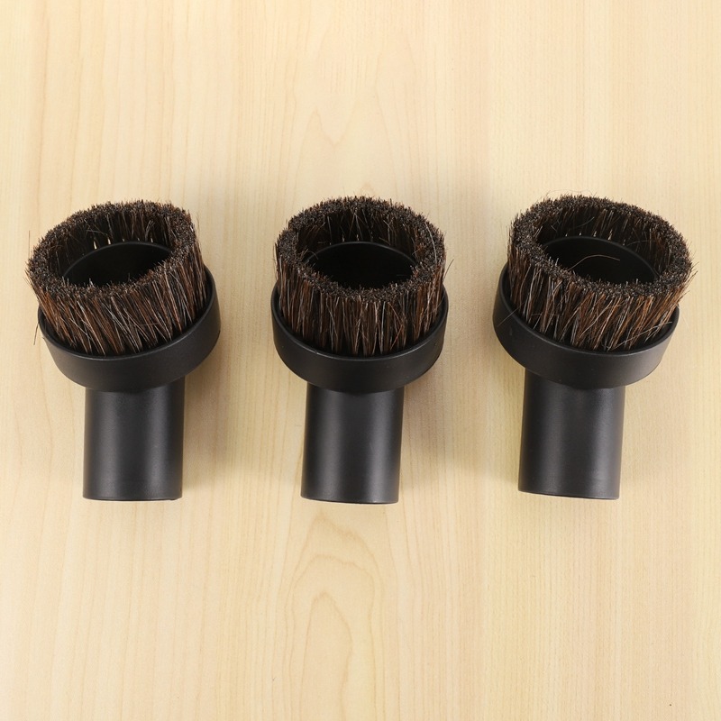 TEMU Juego de 3 cepillos desempolvadores de pelo de caballo compatibles con Commendi | Accesorios para aspiradora, piezas de repuesto, diámetro