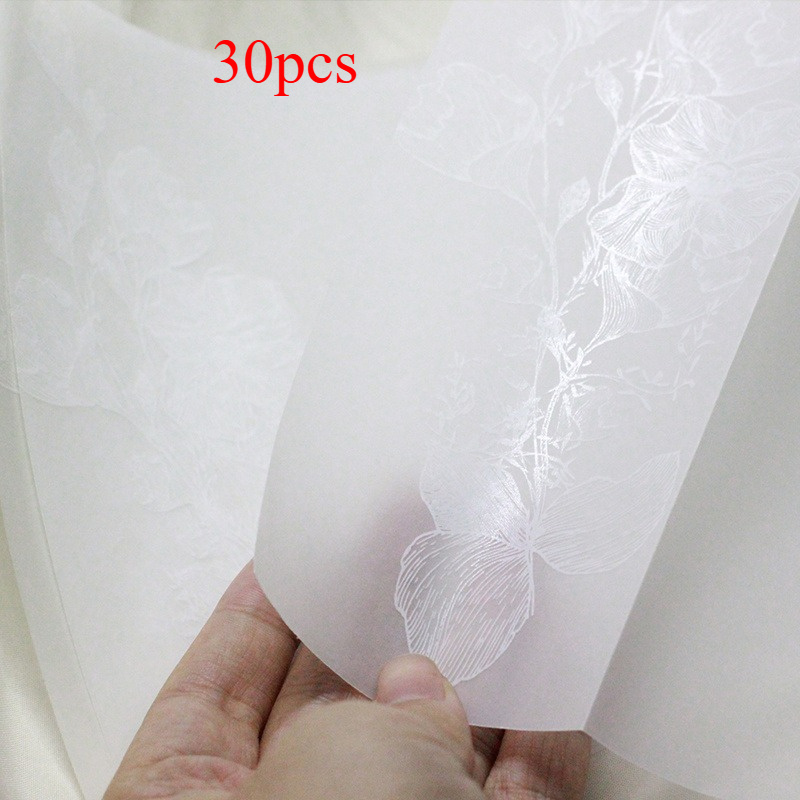 TEMU 30pcs Elegant Floral Wedding Envelopes - Vintage Floral Invitations With Opening Pocket, For Wedding Invitations, Birthdays, Anniversaries,