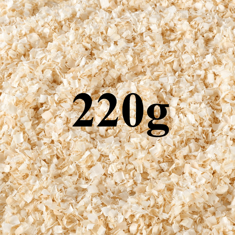 220g Natural Wood Shavings Bedding For Small Pets, Dust-free Chips For Hamster, Guinea Pig, Rabbit, Parrot, Bird Cage Bedding, Pet Nesting And Play Bedding