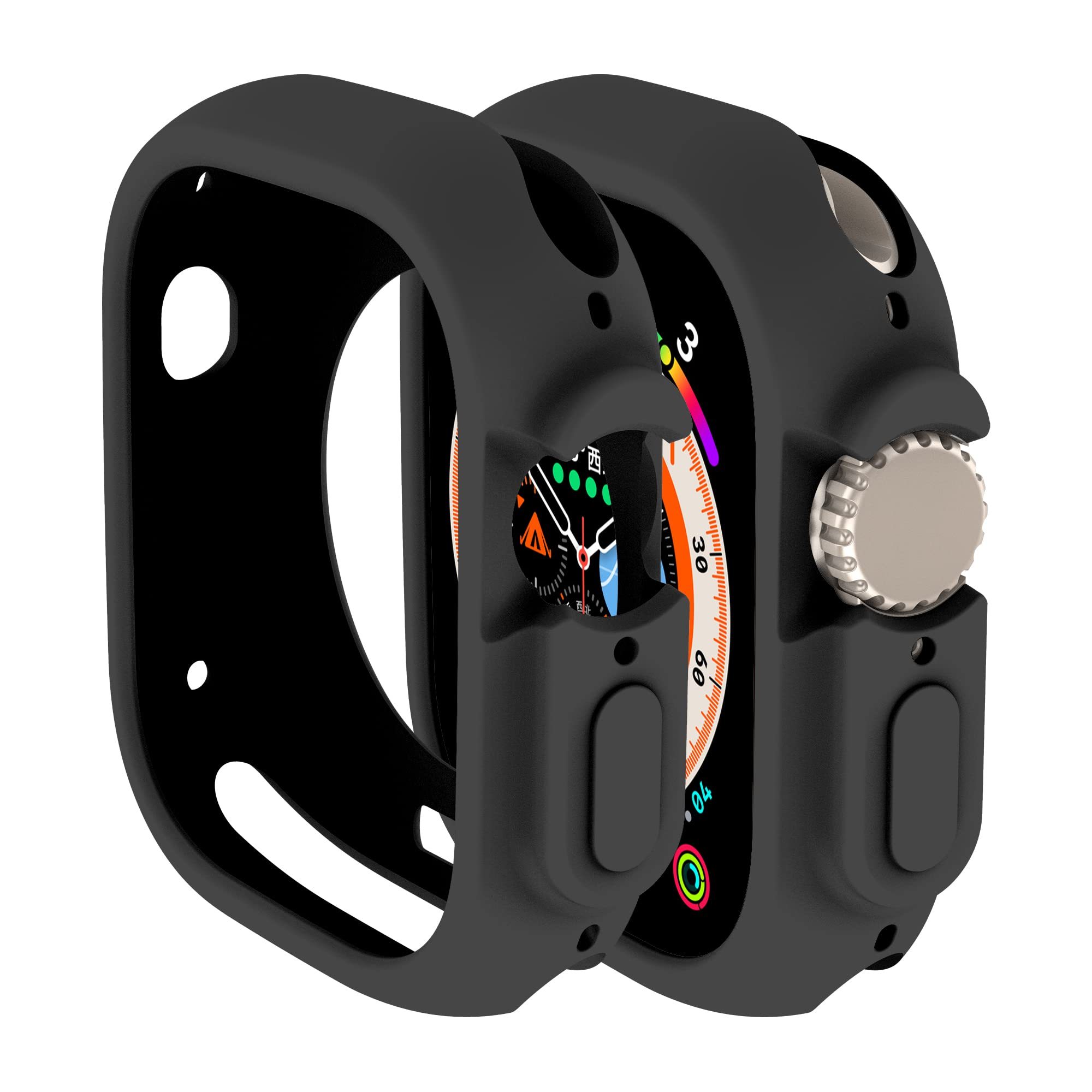 Case For Watch /2 49mm Shockproof Tpu Protective Soft Silicone Cover Bumper Scratch-resistant Protective Case For Iwatch Ultra 49 Mm