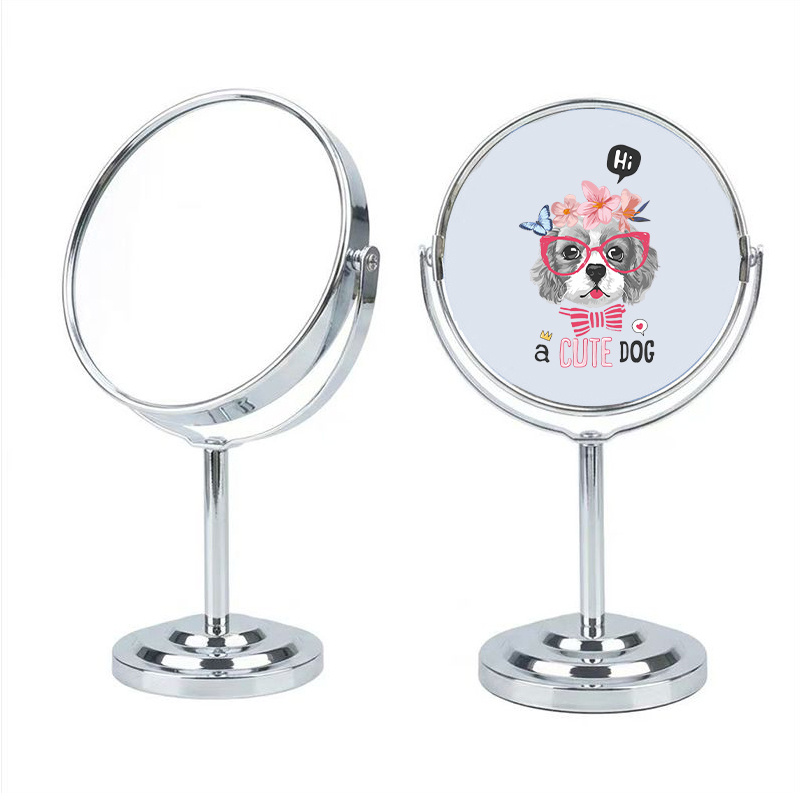 HD Glass Round Vanity Mirror for Makeup
