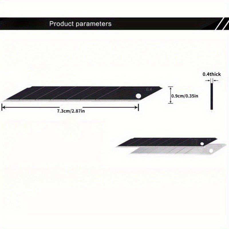 9mm Razorblade Sharp Angle Blades 30 Degree 9mm - 10PK - Stationery City | Office ...