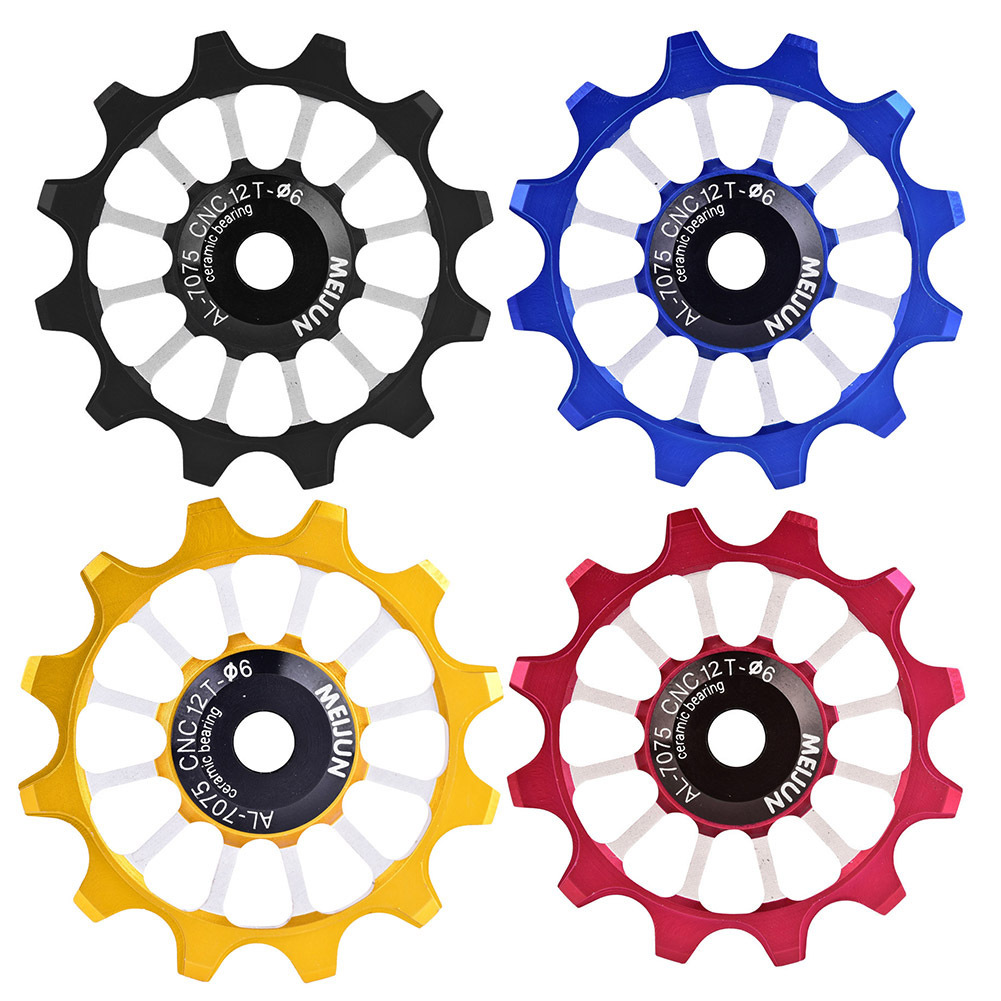 Set 2 Pulegge Deragliatore Posteriore 13T - Alluminio CNC, Cuscinetti Ceramici, Per Cambio Bici 9-12V - Foto 12