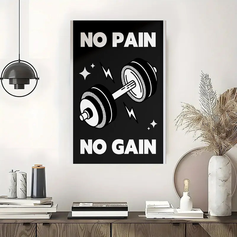 Motivational Gym Poster Framed Fitness Motivational Poster - Gym Wall ...