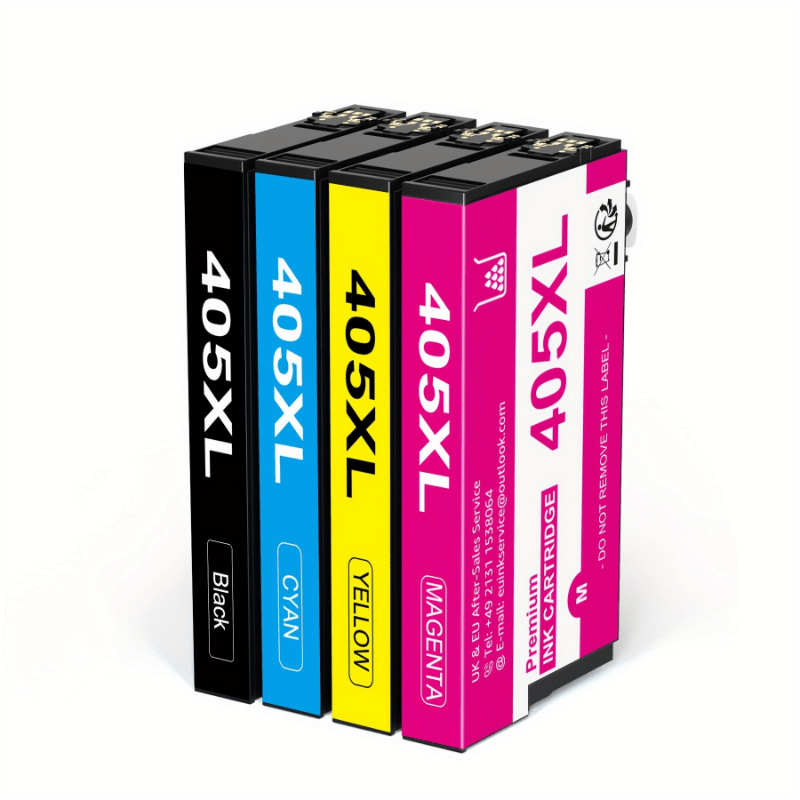 405xl Multipack Compatible 405 405 Xl 405xl Black Workforce Pro Wf-4820 Cartridges Wf-4820dwf Wf-3820 Wf-3820dwf Wf-4825 Wf-3825 Wf-4830dtwf Wf-7840dtwf Wf-7830dtwf(4 Packs)