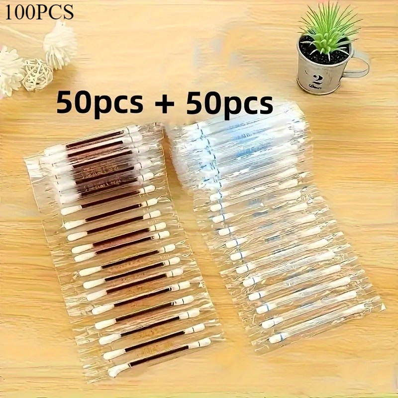 TEMU 50pcsiodine 50pcsalcohol Swabs Care Swabs Pet Swabs Emergency Supplies Accessories Individually Packaged Portable Suitable For Outdoor