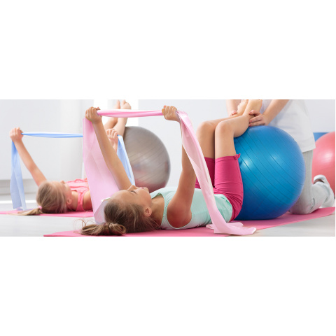 Stretch Bands for Exercise, 5 Levels Resistance Bands for Working Out, Exercise Bands for Physical Relax, Pilates, Rehab, Stretch, Strength Training And Yoga Starter Set