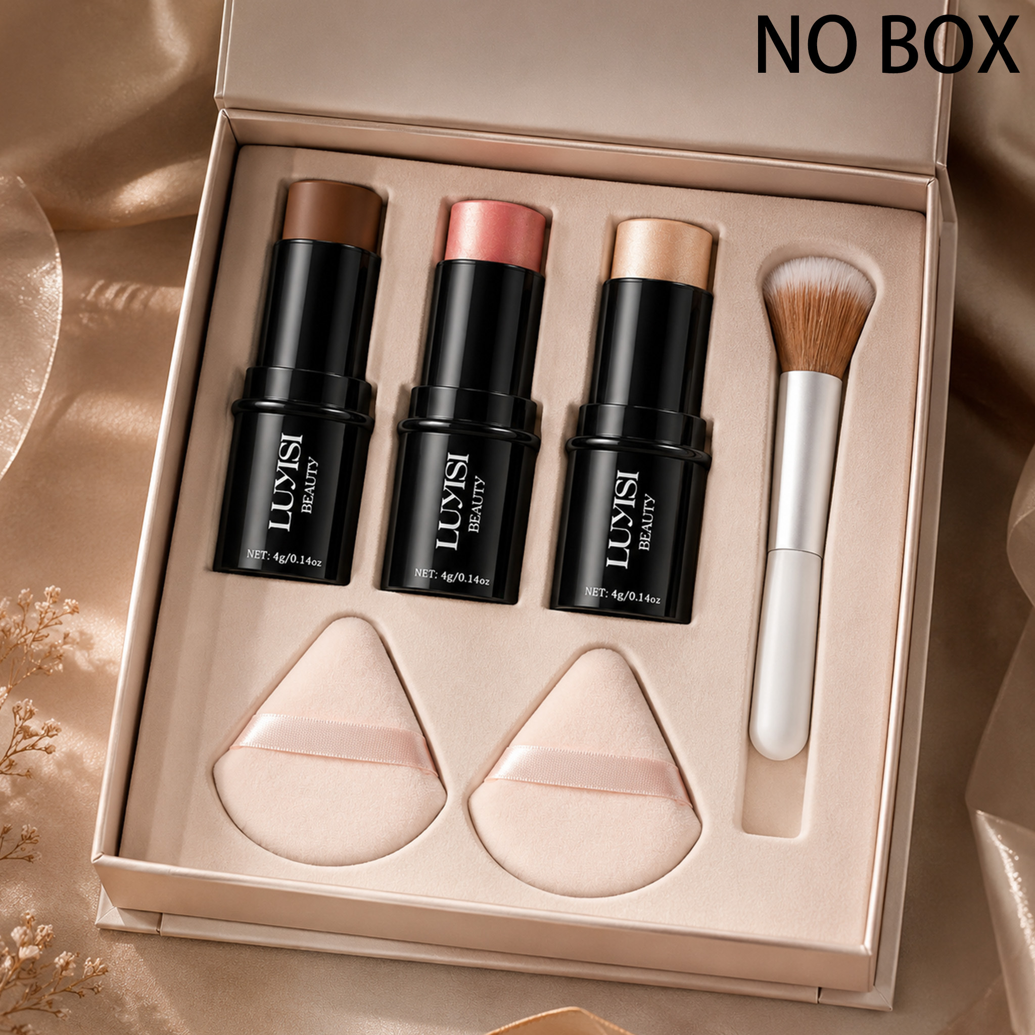 6pcs Beginner Friendly Face Sculpt Kit, Contour and Highlighter