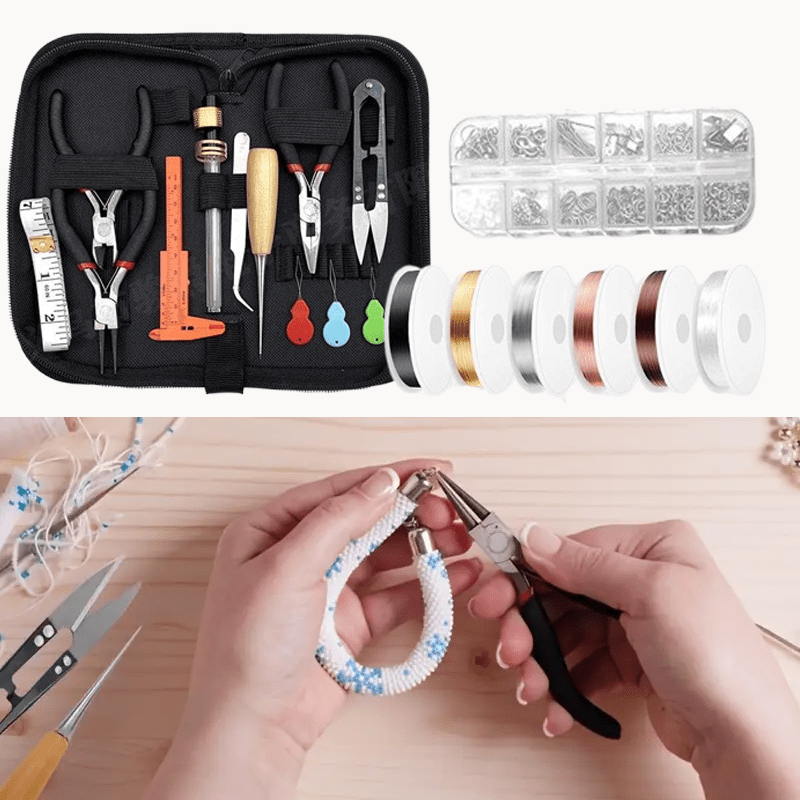 diy wire wrapping tool kit jewelry making repair beading Temu
