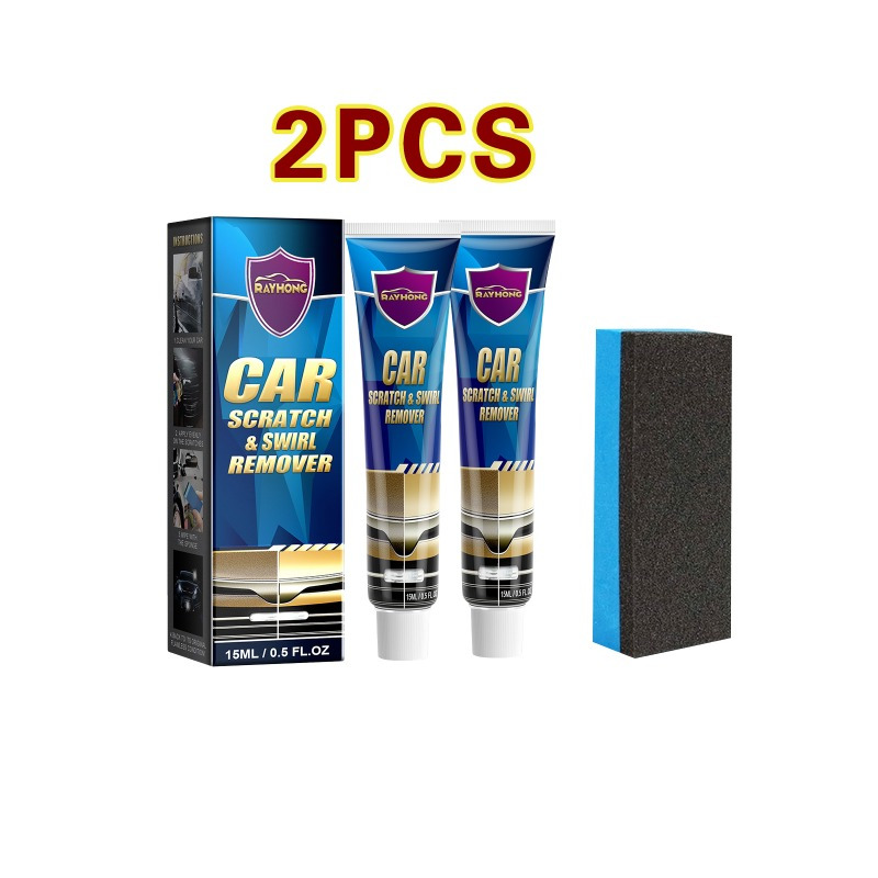 TEMU 2pcsquick- Scratch & Swirl Remover Gel Kit - Metal Safe, Tube Container - Restoration For All Vehicle Colors