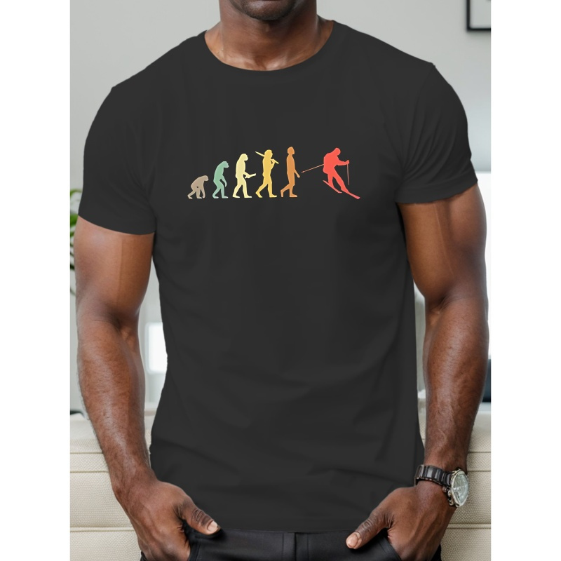 

T-, , Regular Fit, Ski , For Summer